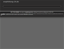 Tablet Screenshot of empfehlung-24.de